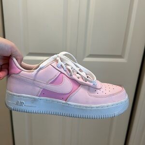 Nike pink air forces